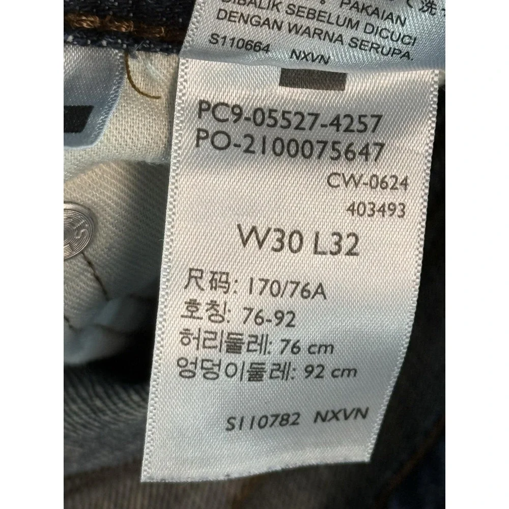 Levi's 527 Jeans Mens 30x30 Medium Wash Blue Slim Bootcut Denim Casual Pants